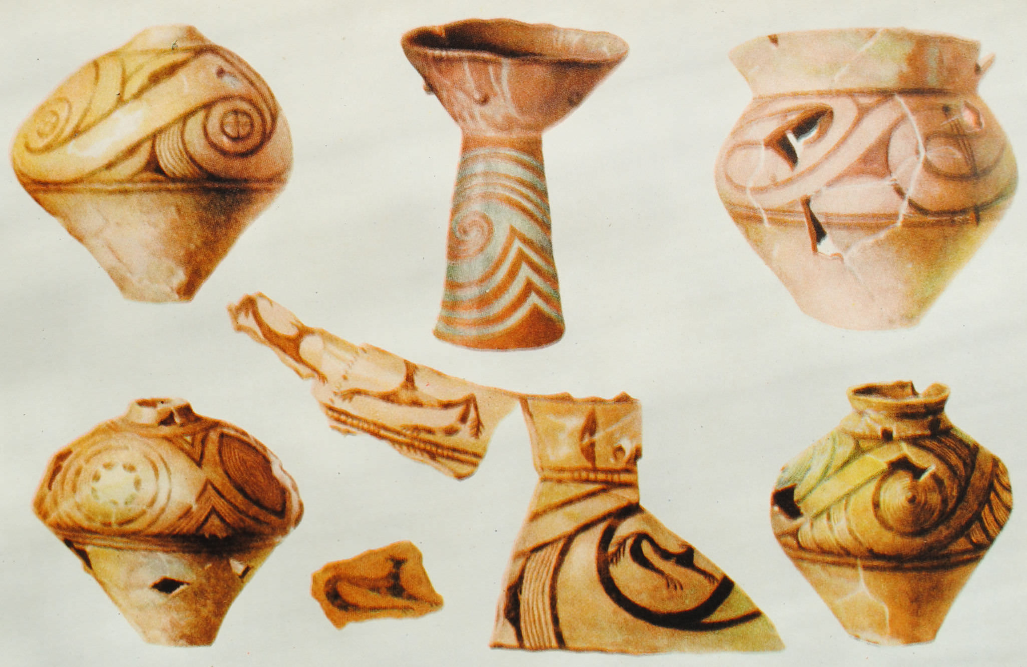 Кераміка трипільської культури. Орнаментована кераміка